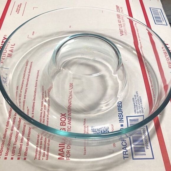 Pyrex Bundt Cake,Jello Mold Glass Bakeware,Made in France,Microwave,Oven Safe10" - Picture 7 of 8